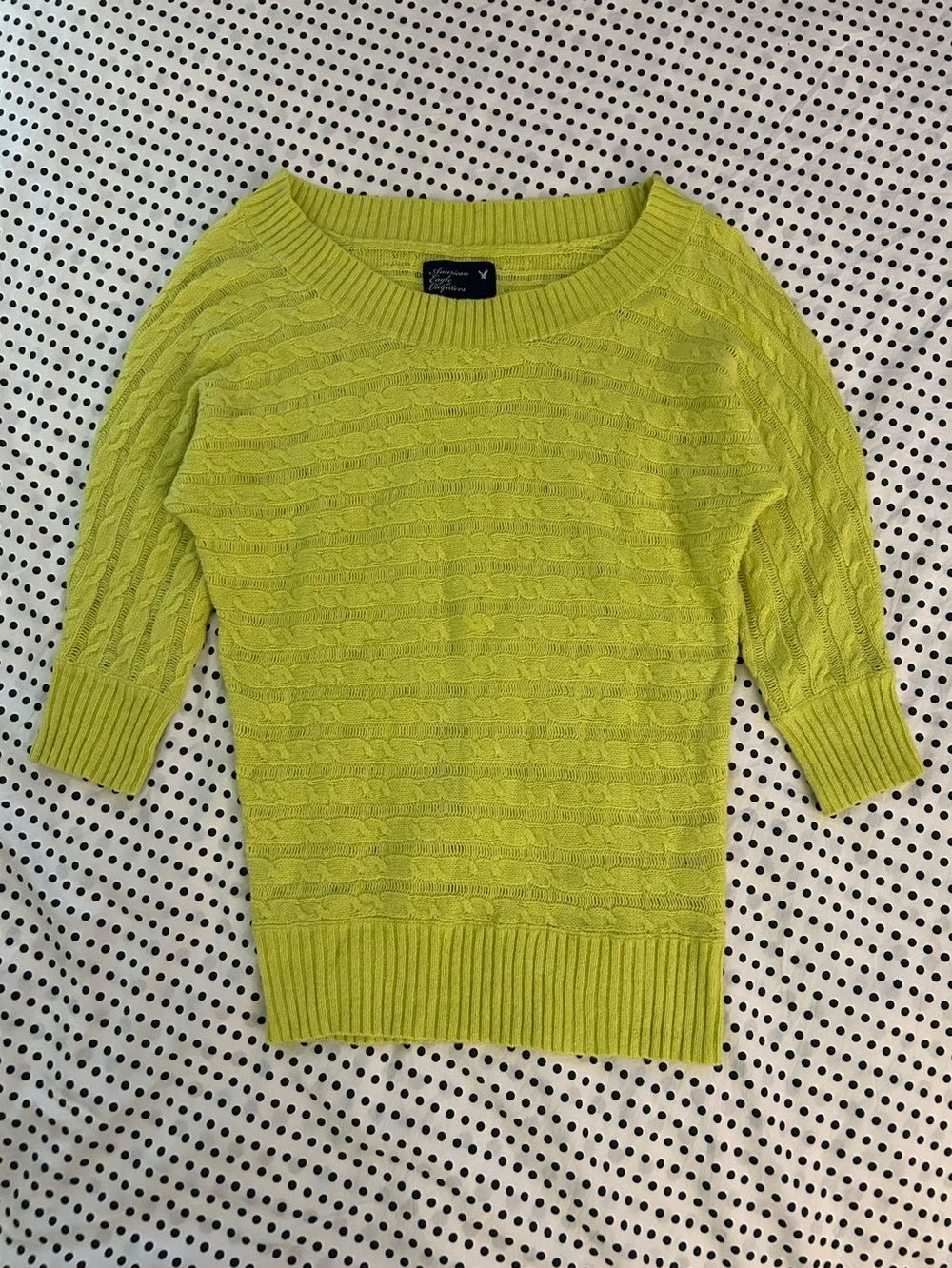 Vintage 2000s American Eagle Outfitters 3/4 sleeve sweater